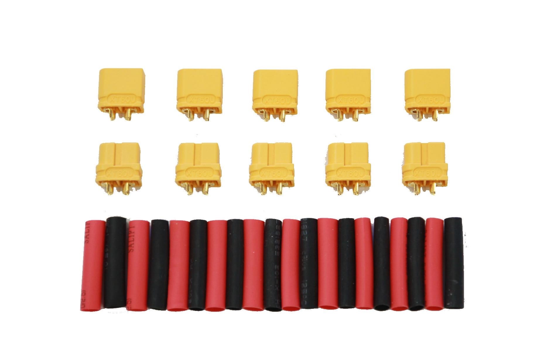 EP Product Adapterkabel, XT60U Stecker/Buchse, mit Schrumpfschlauch – schwarz, rot, gelb