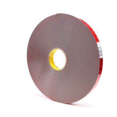 3M VHB Montageband sehr stark – 19 mm × 5,5 m, grau, für diverse Oberflächen, UV-beständig, wasserfest