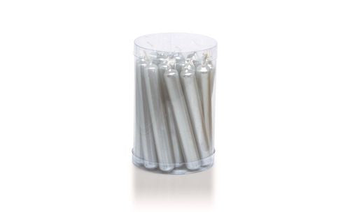 Balthasar Baumkerzen – Ø 1,2 × 10,2 cm – 20-teilig, silber