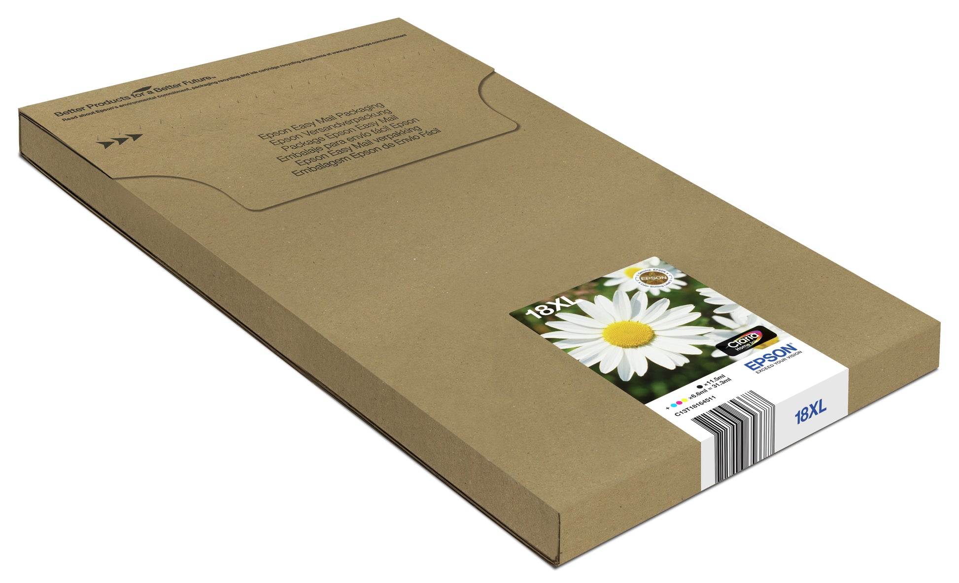 Epson Tintenpatronen-Multipack 18XL, CMYK, 4er-Pack – für Epson-Drucker
