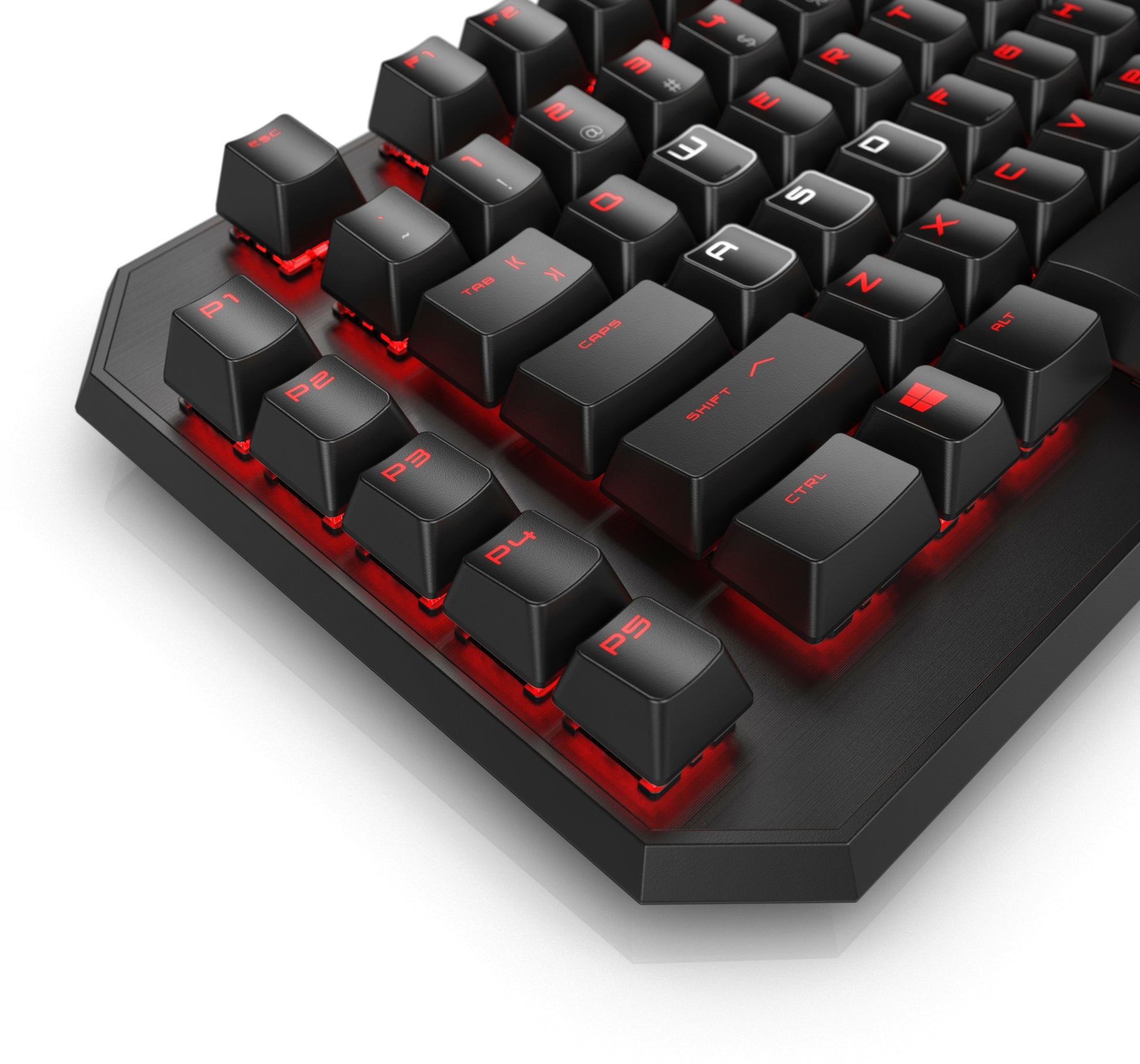 HP OMEN Sequencer – Gaming-Tastatur – mechanisch – kabelgebunden (USB) – beleuchtet – schwarz