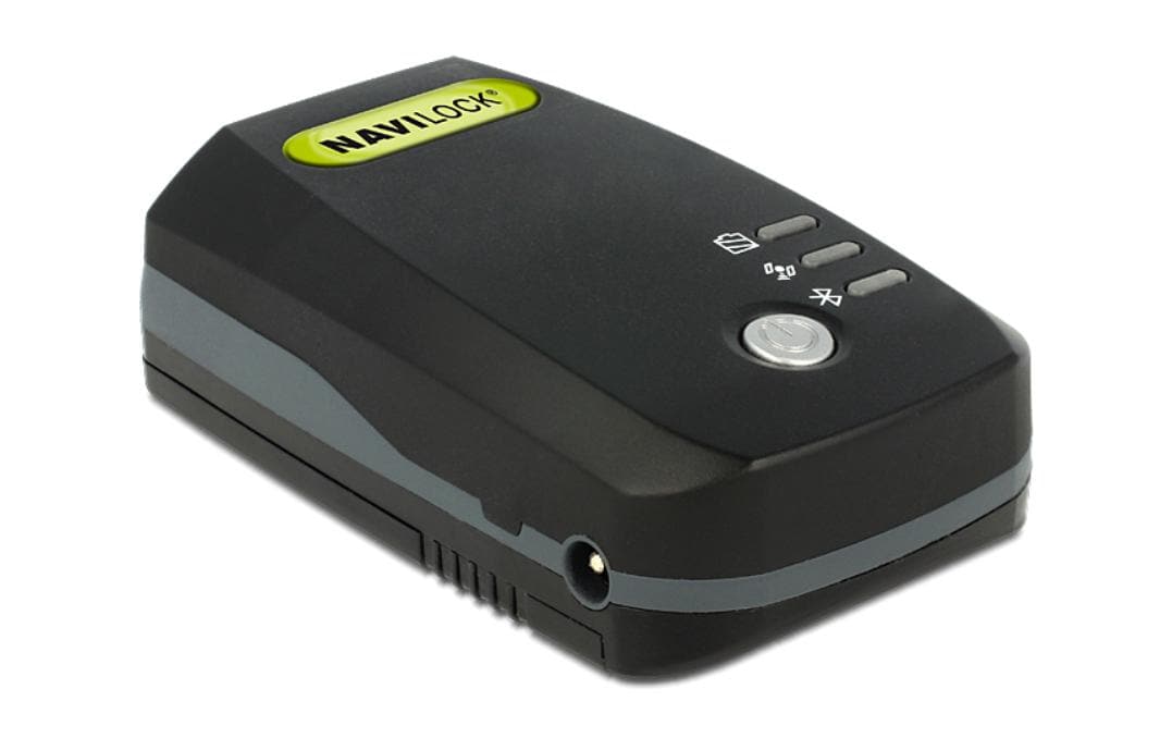Navilock GNSS/GPS-Empfänger BT-821G – für Windows, Mac, Linux, 43 × 73,5 × 24,5 mm, 5 V, Schwarz, 86 g