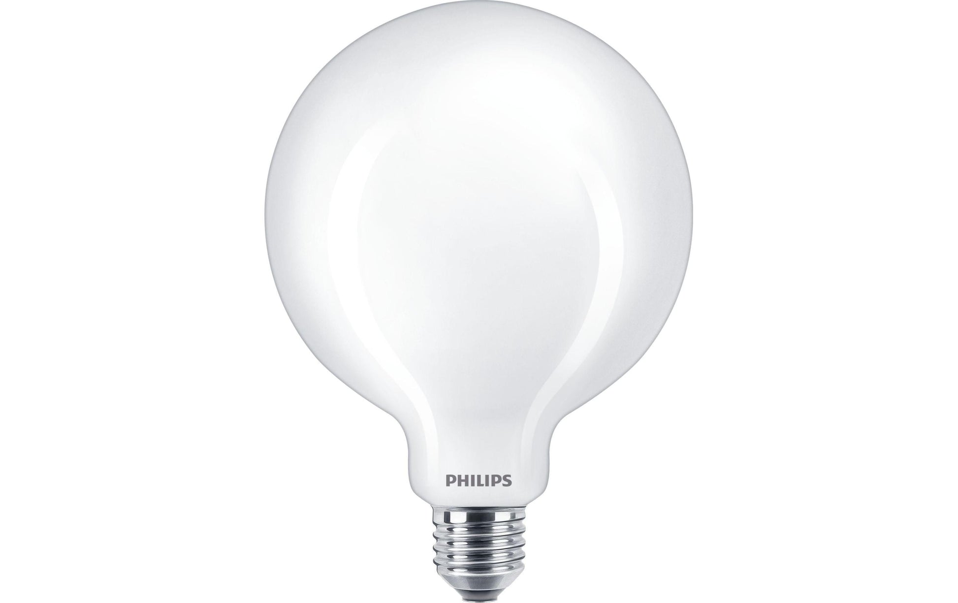 Philips by Signify Philips LED-Leuchtmittel E27 Globe G120 – Warmweiss 2700 K, 1521 lm, 10,5 W – Gefrostetes Glas – 1 Stk.