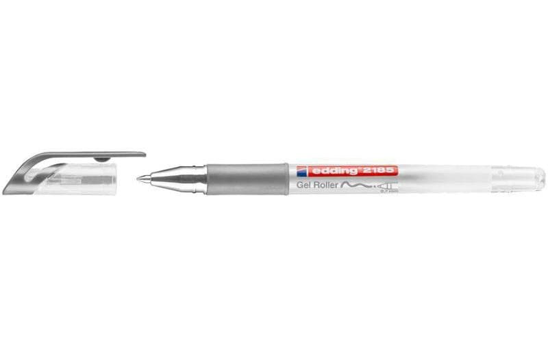 Edding 2185 Gelschreiber – Silber, Kappe