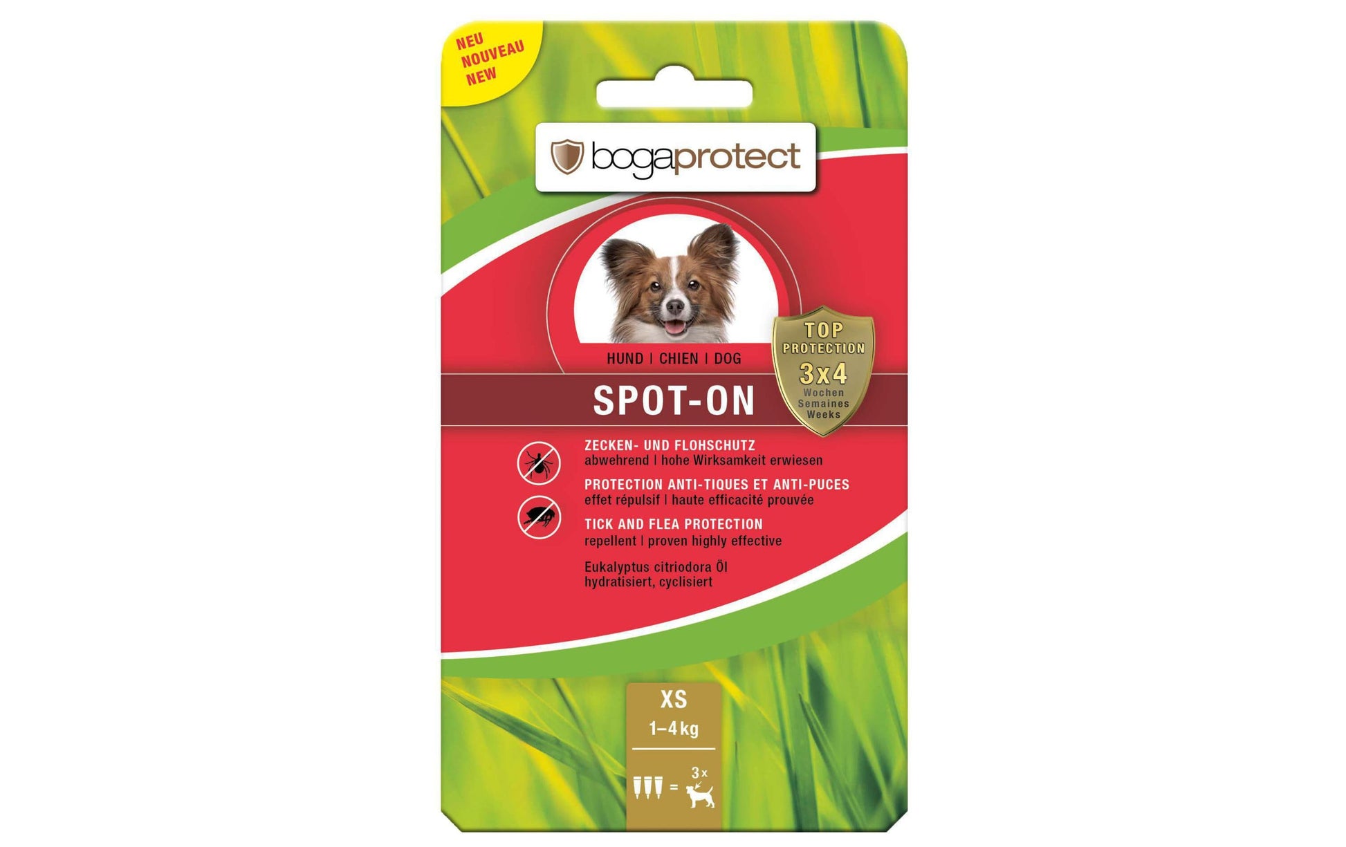 Bogar Holzwurmschutz – 2,1 ml – 3 Stk. – für Hunde (1–4 kg)