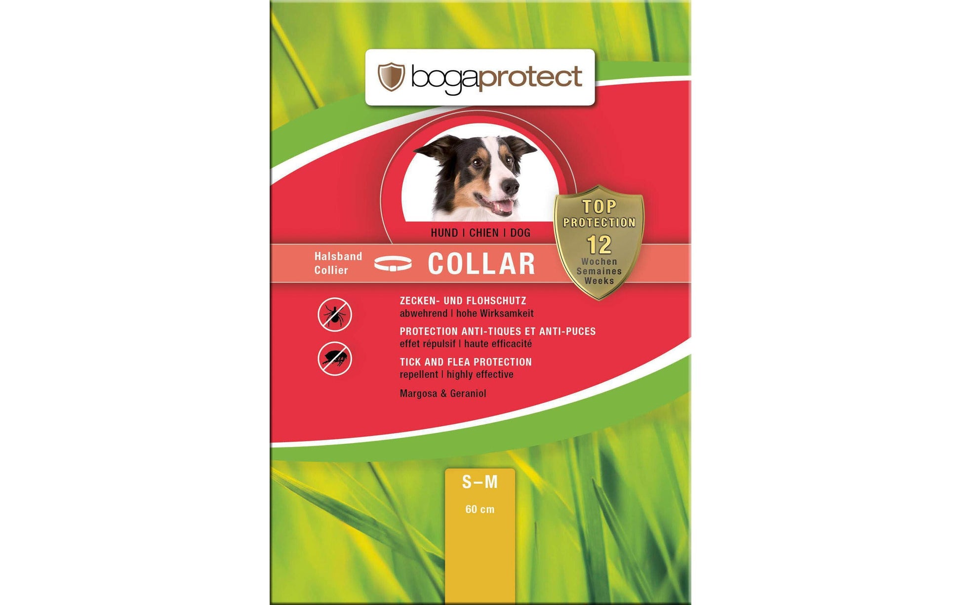 Bogar bogaprotect Insektenfalle – 60 cm – für Hunde (S–M), für Flöhe und Zecken