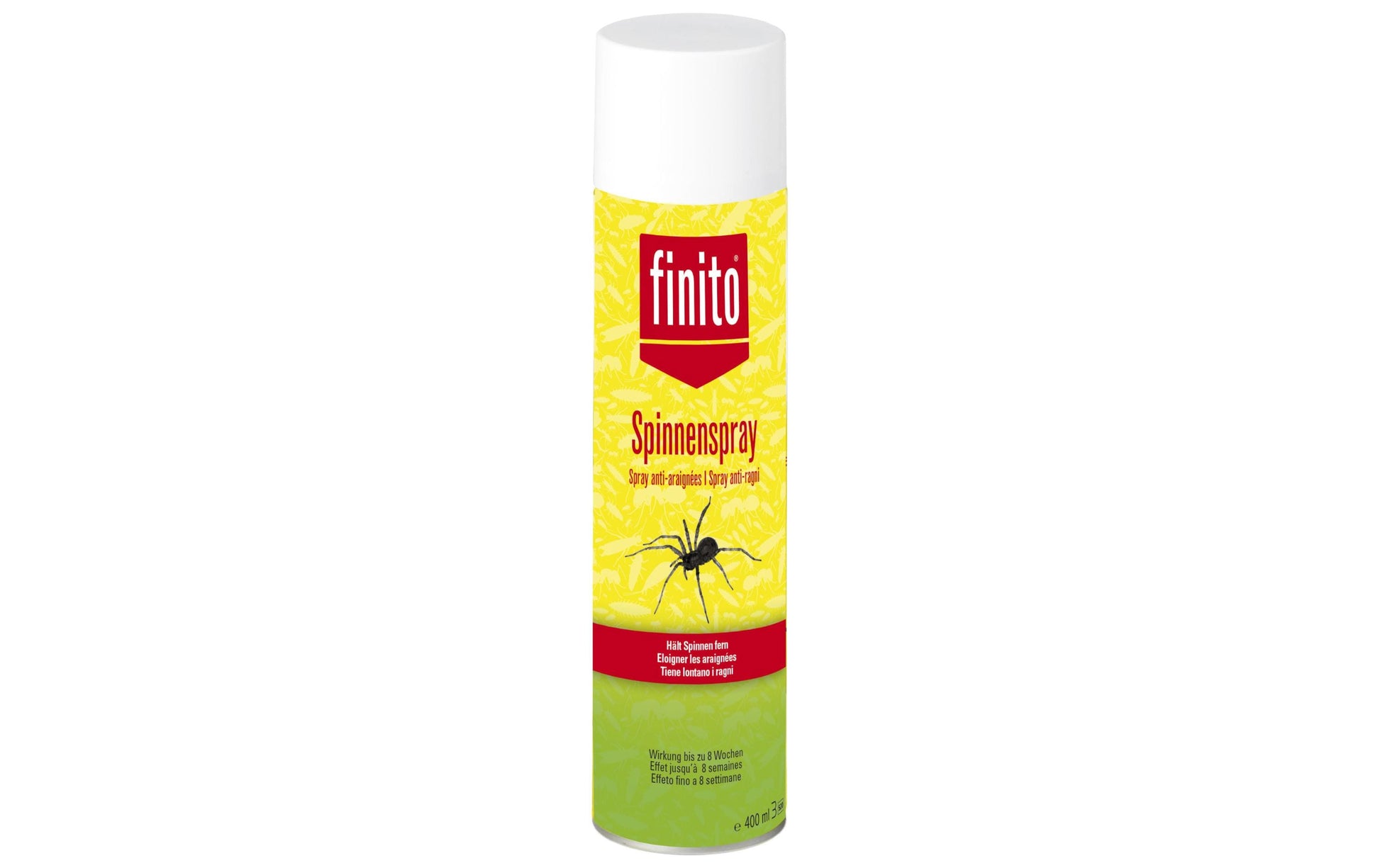 finito Spinnenspray – 400 ml – gelb, grün – für Spinnen
