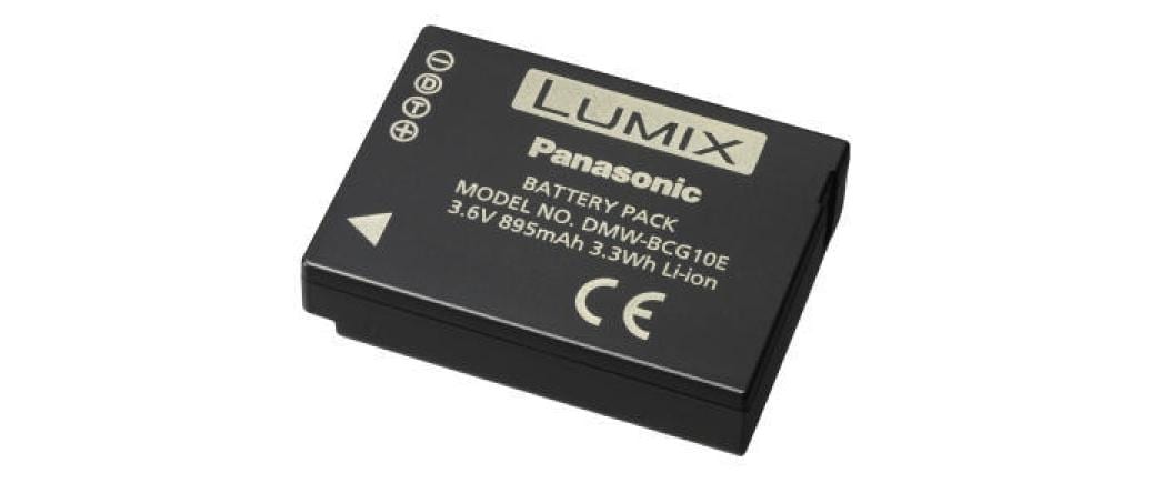 Panasonic DMW-BCG10E Lithium-Ionen-Akku – 895 mAh, 3,6 V (3,3 Wh) – für Panasonic DMC-TZ7, DMC-TZ6