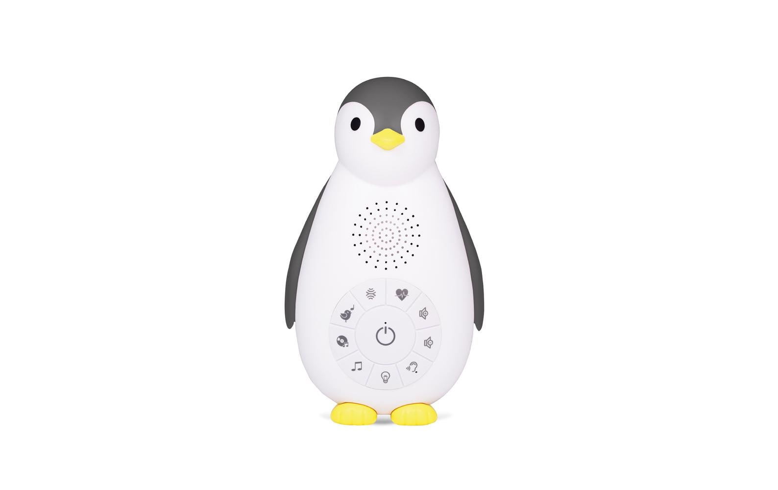 ZAZU Nachtlicht Zoë – neutralweiss, akkubetrieben, dimmbar, 7 Melodien & Bluetooth – Grau