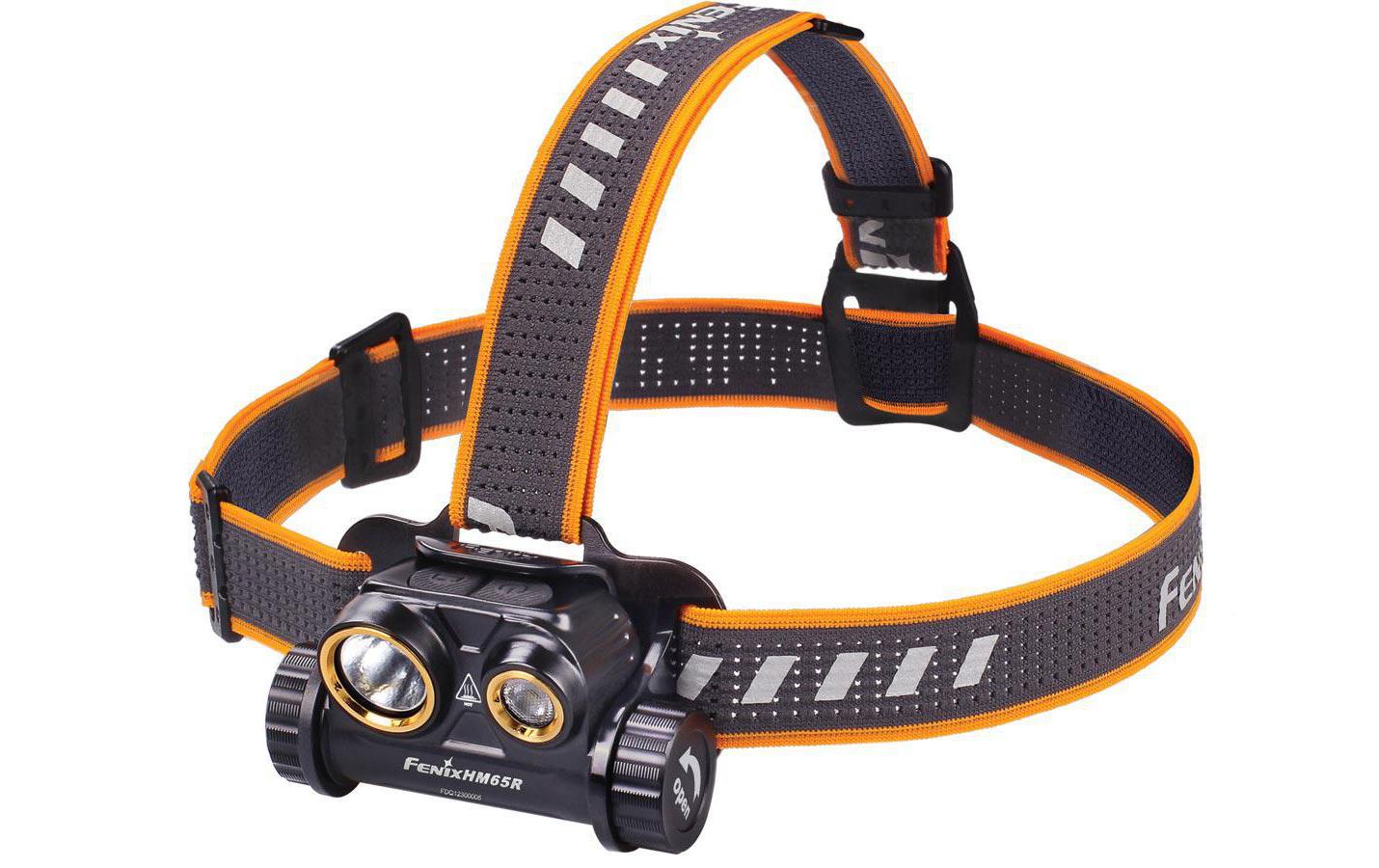 Fenix Stirnlampe HM65R – 1400 lm, 163 m, IPX8, Laufzeit 300 h – Schwarz