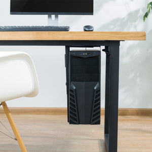 LogiLink CPU-Halterung für 8,8–20,3 cm Breite, 30–53,3 cm Höhe, 360° drehbar, bis 10 kg, schwarz