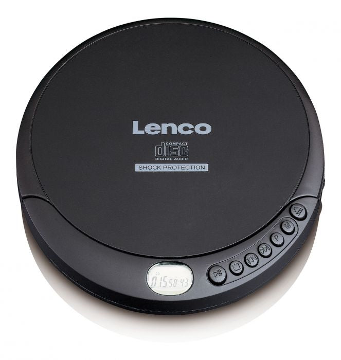 Lenco CD-200 – CD-Player – Portabel – MP3, USB, Akkubetrieb – Schwarz