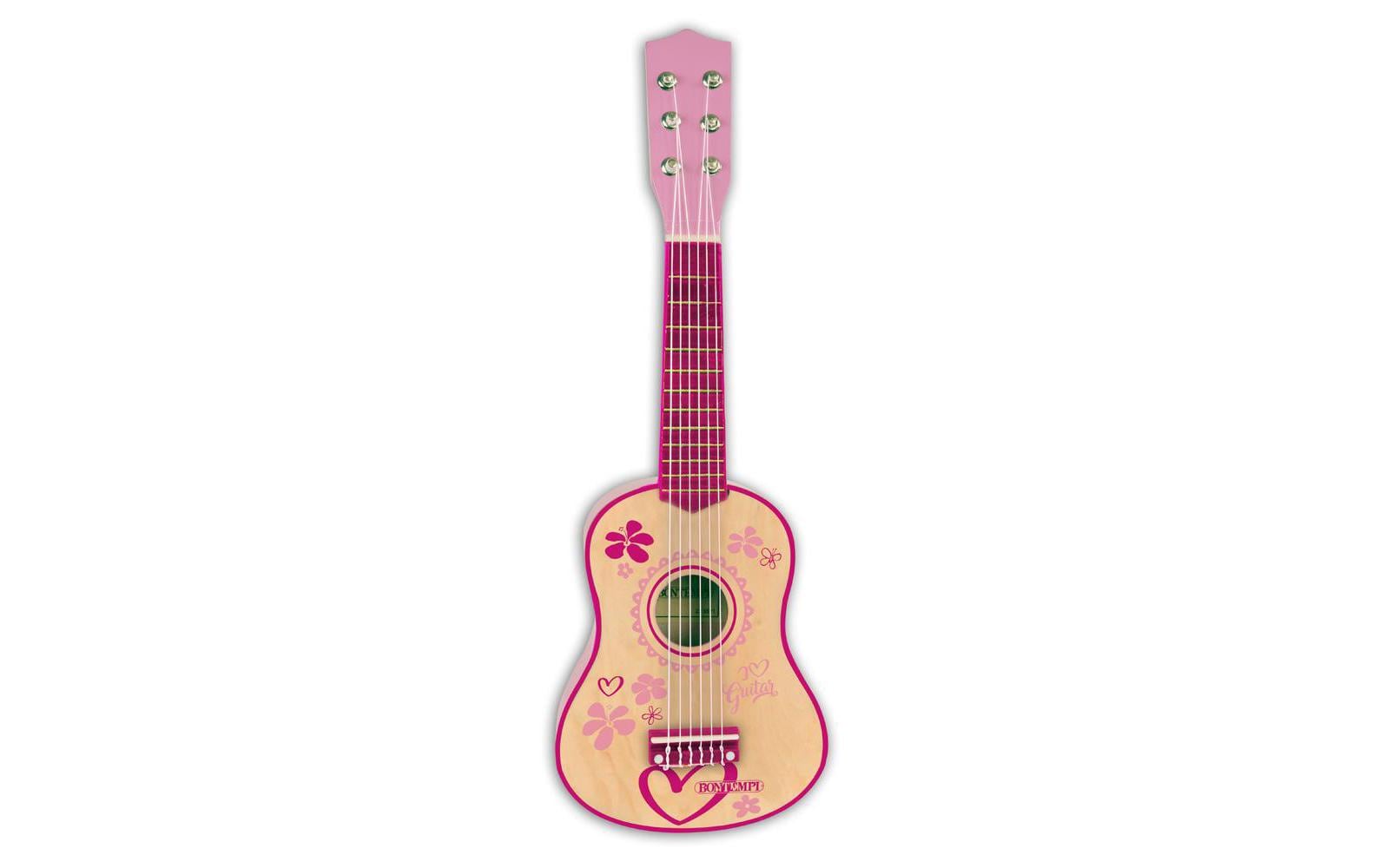 Bontempi Gitarre – 55 cm – ab 3 Jahren – Holz – Pink