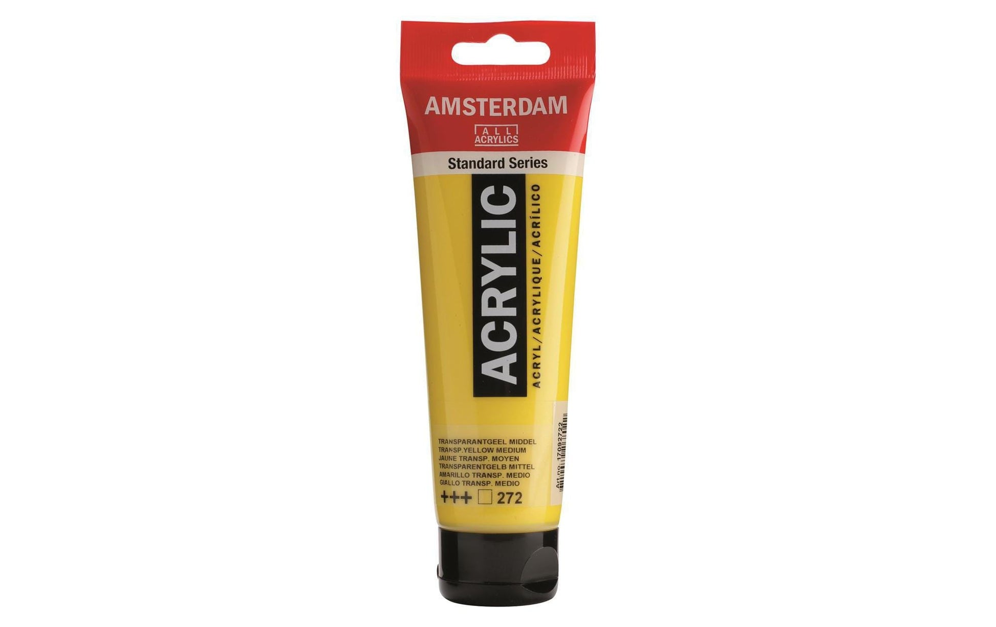 Royal Talens Amsterdam – Acrylic Standard – Acrylfarbe – Transparentes Mittelgelb, 120 ml