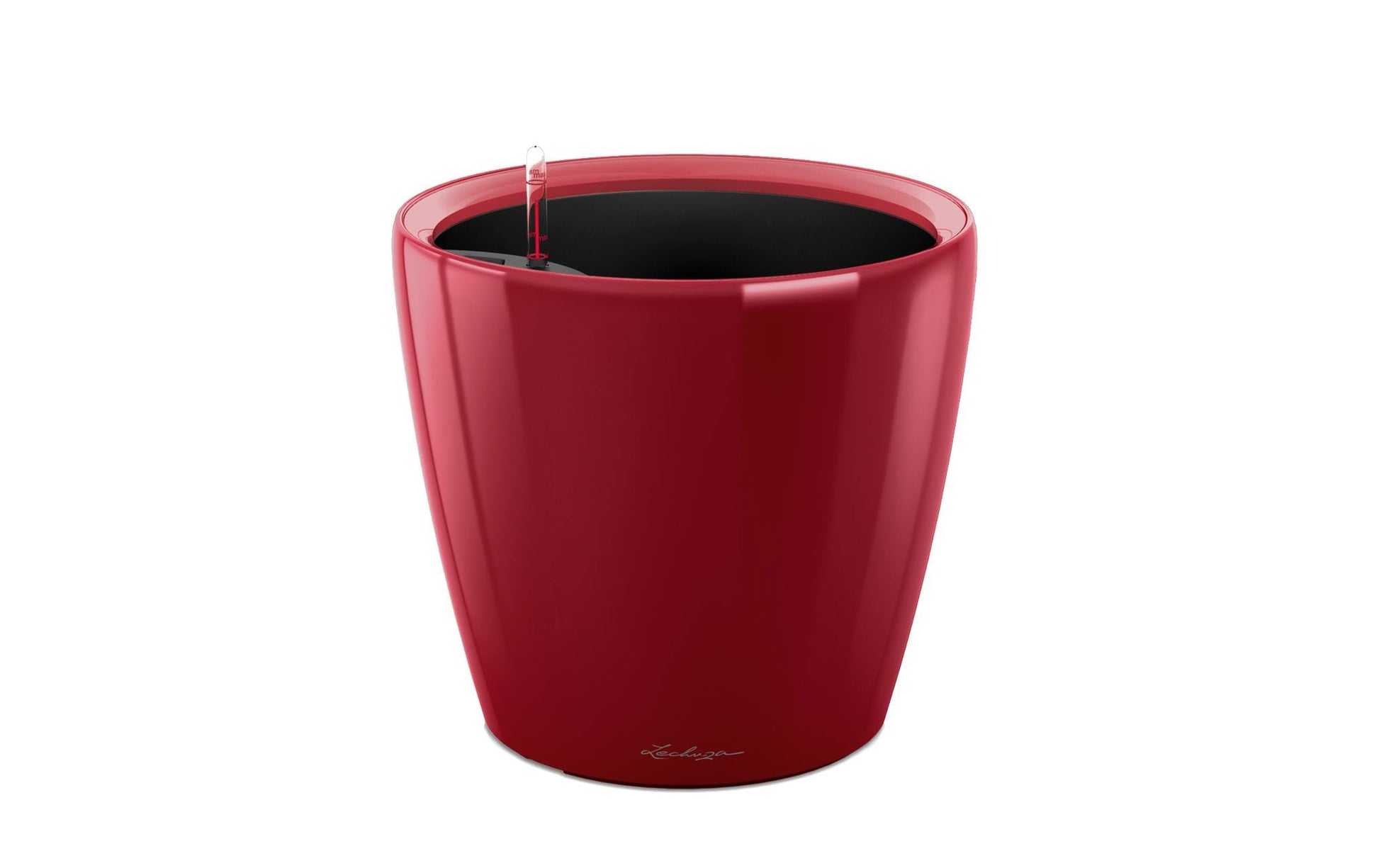 LECHUZA Classico Premium 21 LS Topfpflanzer – Ø 22 × 20 cm – Kunststoff, Rot