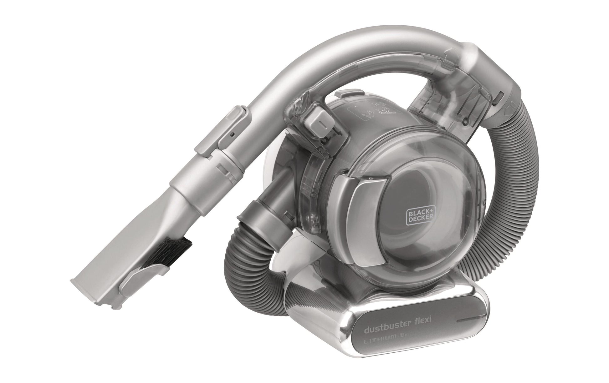 Black & Decker BLACK+DECKER Handstaubsauger Flexi – 1500 mAh, 0,6 l, Akkubetrieb, 18 V