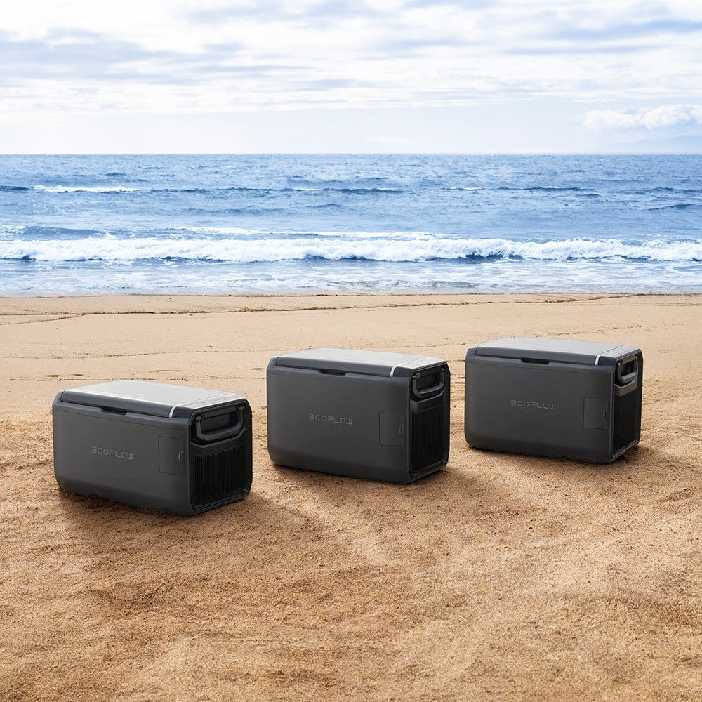 EcoFlow Kühlbox GLACIER Classic – 35 l, 12/24/100–240 V, Kompressor, Energieeffizienzklasse B