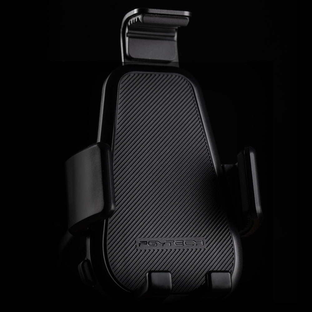 PGYTECH Auto-Halterung – Klebekissen, 64–92 mm Gerätebreite, drehbar, neigbar – Schwarz/Grau