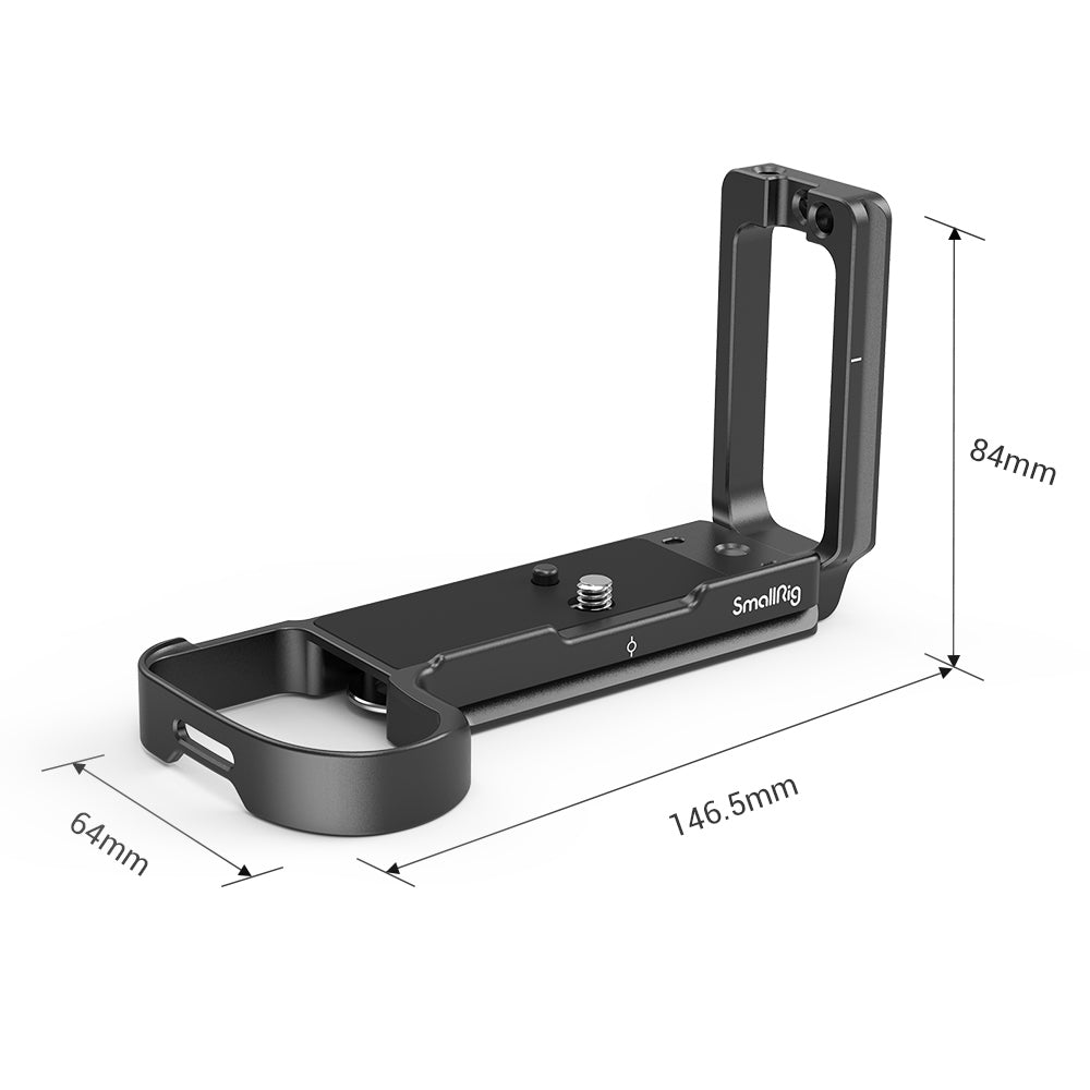 SmallRig 2947 L-Winkel – Aluminium, 146,5 × 84 × 64 mm, 149 g, 1/4"-20 – für Nikon Z5, Z6, Z7 u. a.