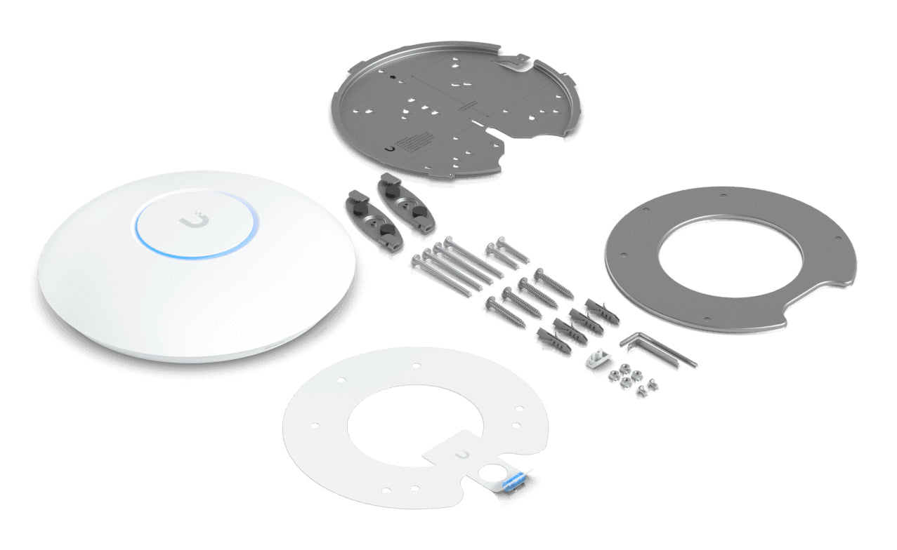 Ubiquiti UniFi U7 Pro (5er-Pack) Access Point – Wi‑Fi 7, Tri‑Band (2,4/5/6 GHz), bis 5,7 Gbit/s, 1× 1G/2,5G