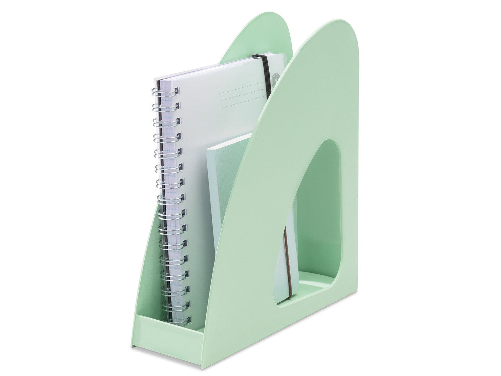 HAN Re-LOOP Stehsammler – A4/C4 – Polypropylen (PP) – Grün – 76 × 239 × 256 mm – 6 Stk.