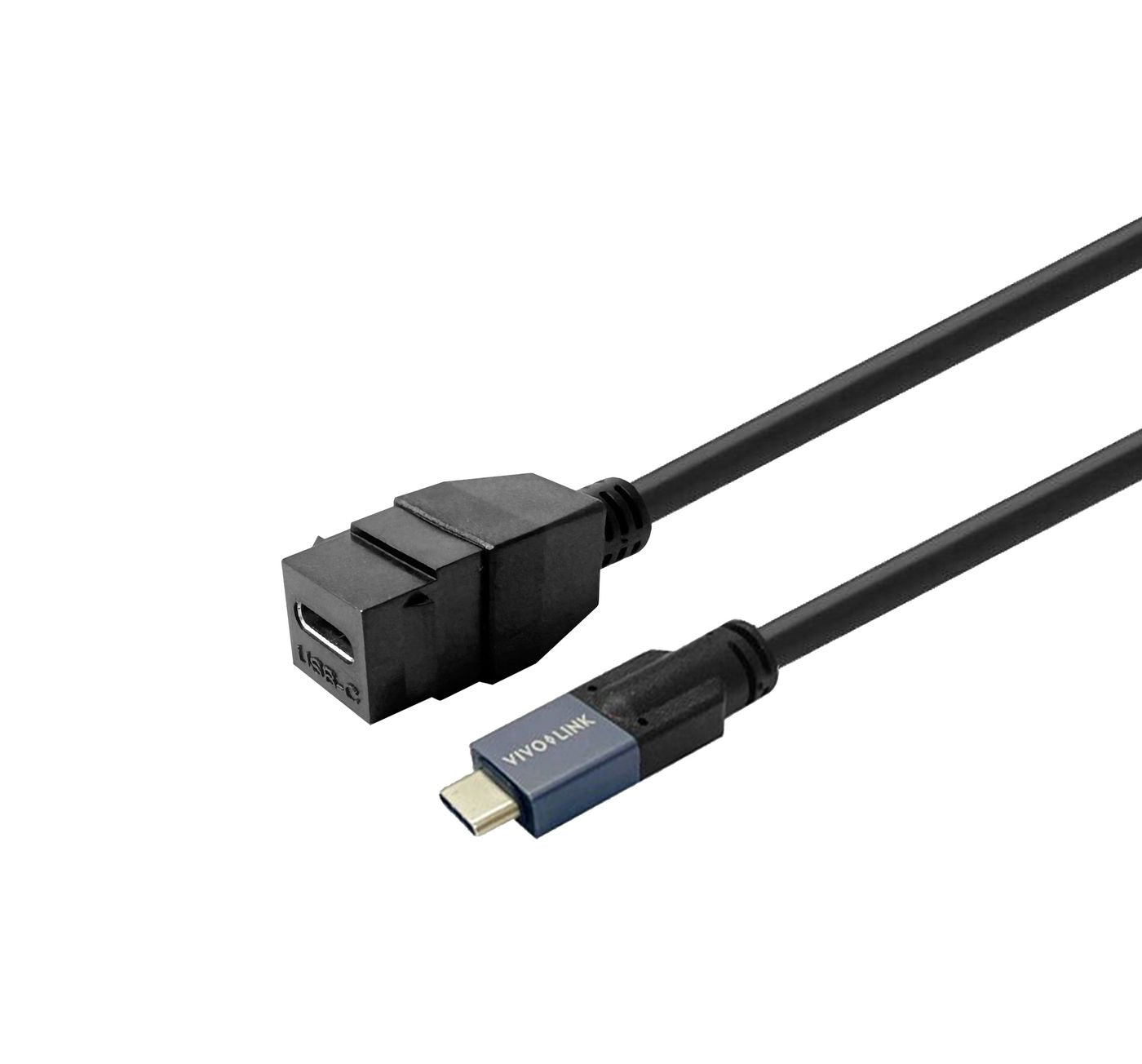 Vivolink USB-C Verlängerungskabel (Stecker auf Buchse) – USB 3.2 Gen 2x2 (20 Gbit/s) – 2 m