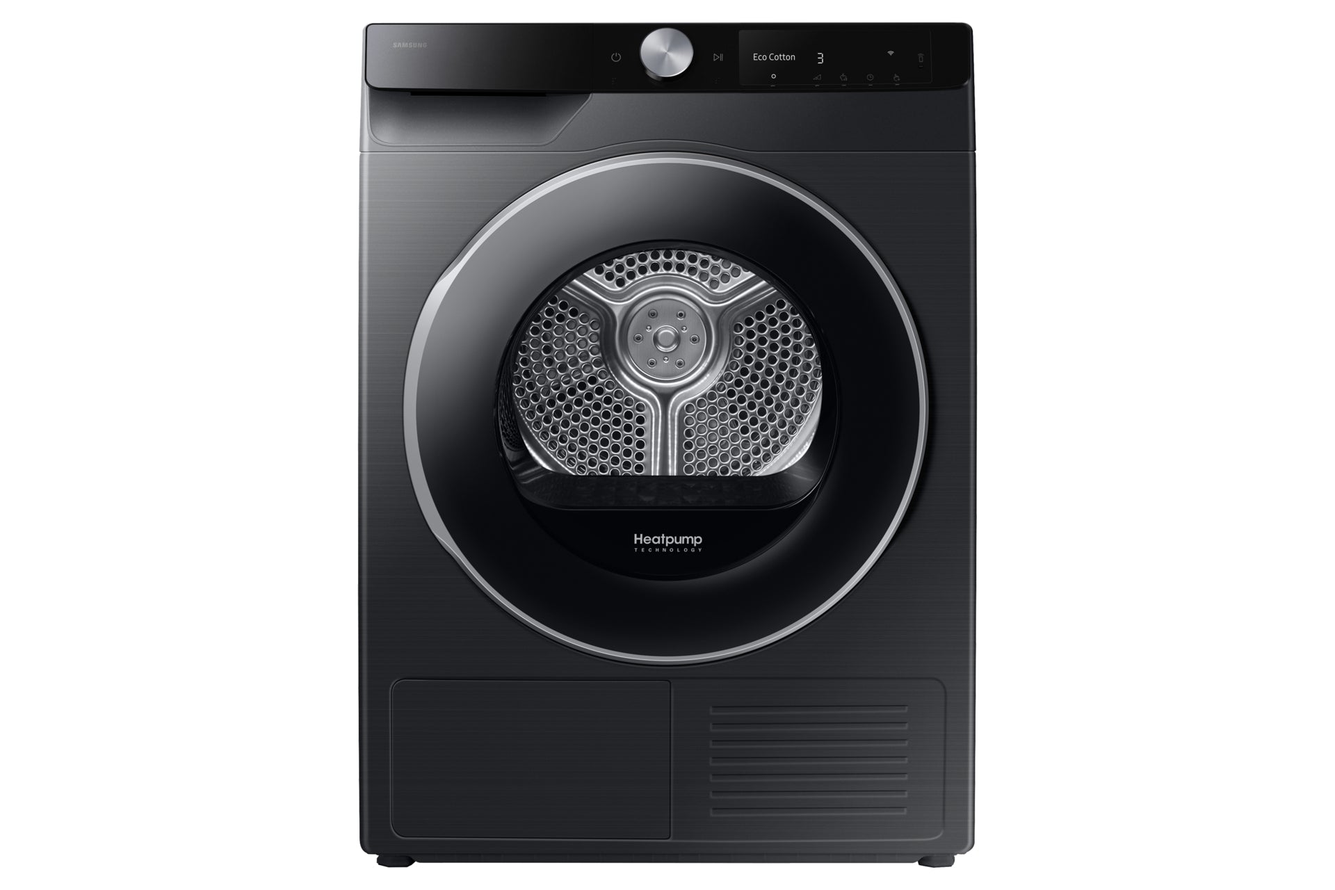 Samsung Wäschetrockner DV6000 – 9 kg, Wärmepumpe, AI Dry+, A – Schwarz