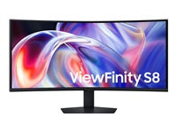 Samsung ViewFinity S8 S85TH – 40" Curved, 5120 × 2160, VA, 144 Hz, USB-C 140 W, KVM, LAN, HDR10+