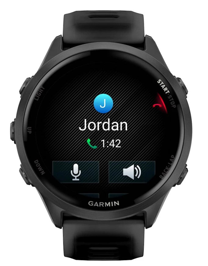 Garmin Forerunner 570 47 mm GPS – Aluminium Schwarz, Sportarmband, 50 m, für Android, iOS