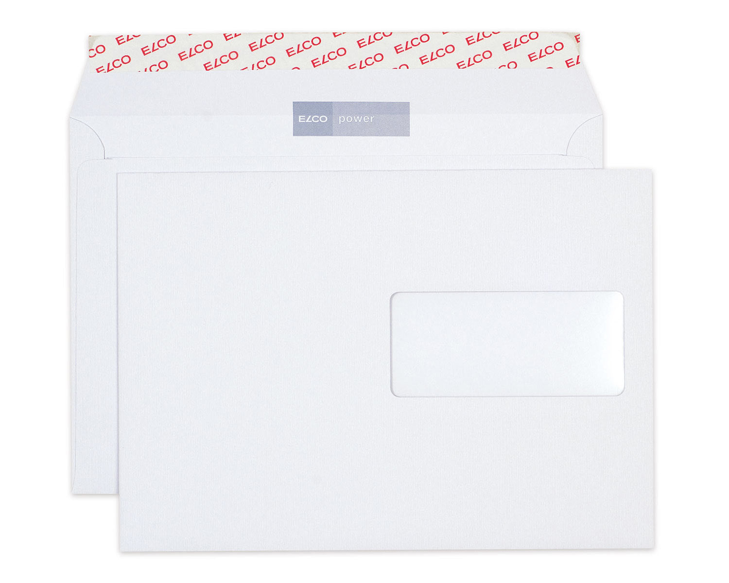 Elco Couvert C5, Fenster rechts, Haftklebung, weiss, 120 g/m² – 500 Stk.