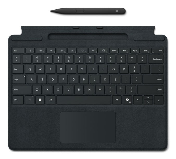 Microsoft Mobile Device Keyboard – Tastatur – Mechanisch – Kabellos – Alcantara – Schwarz – für Surface Pro