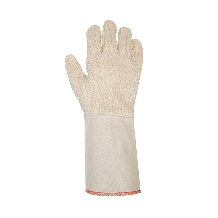 Juba Arbeitshandschuhe – Grösse 10, 12 Paar – Frottee, Kontakt-Hitzebeständig 250 °C (15 s), 38 cm