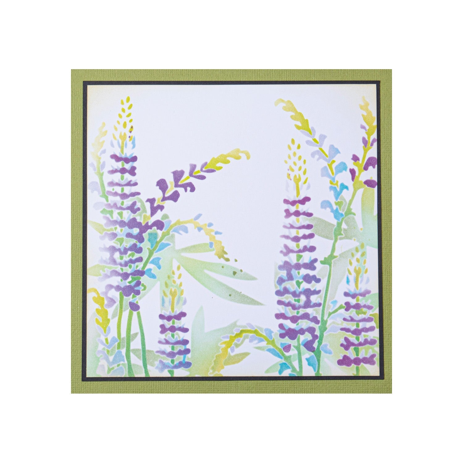 Sizzix Schablone – Wildblumen – 150 × 150 mm