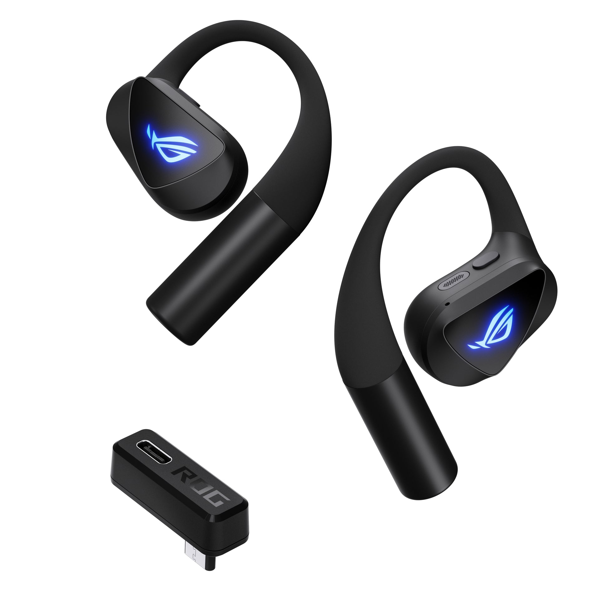 ASUS ROG Cetra Open Wireless Ohrbügel True Wireless – Stereo, mit USB-C-Dongle, mit Ladecase, für PS5, Switch