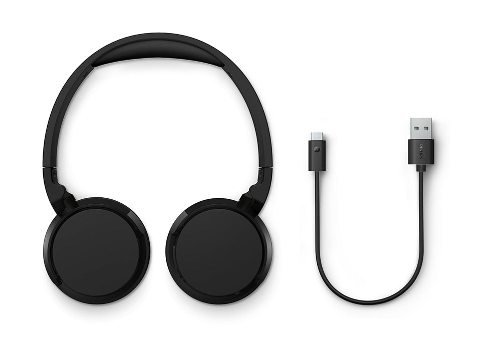 Philips TAH4209BK/00 On-Ear Kopfhörer – Stereo, BT, Schwarz, BT 5.3