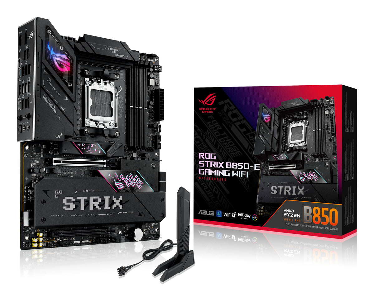 ASUS ROG STRIX B850-E GAMING WIFI – Mainboard – AM5, AMD B850, ATX, DDR5