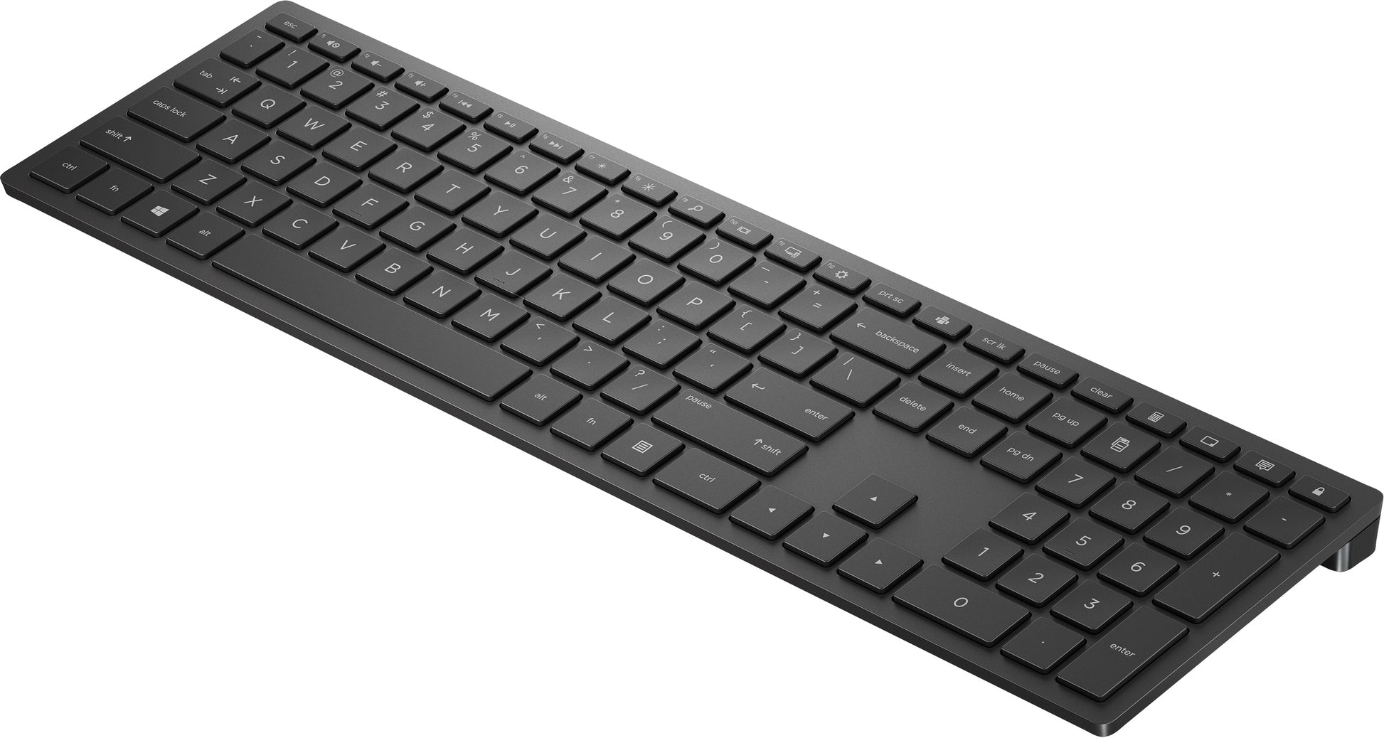 HP Pavilion 400 Wireless – Tastatur – 2,4 GHz (Nano-Empfänger, USB-A) – Schwarz