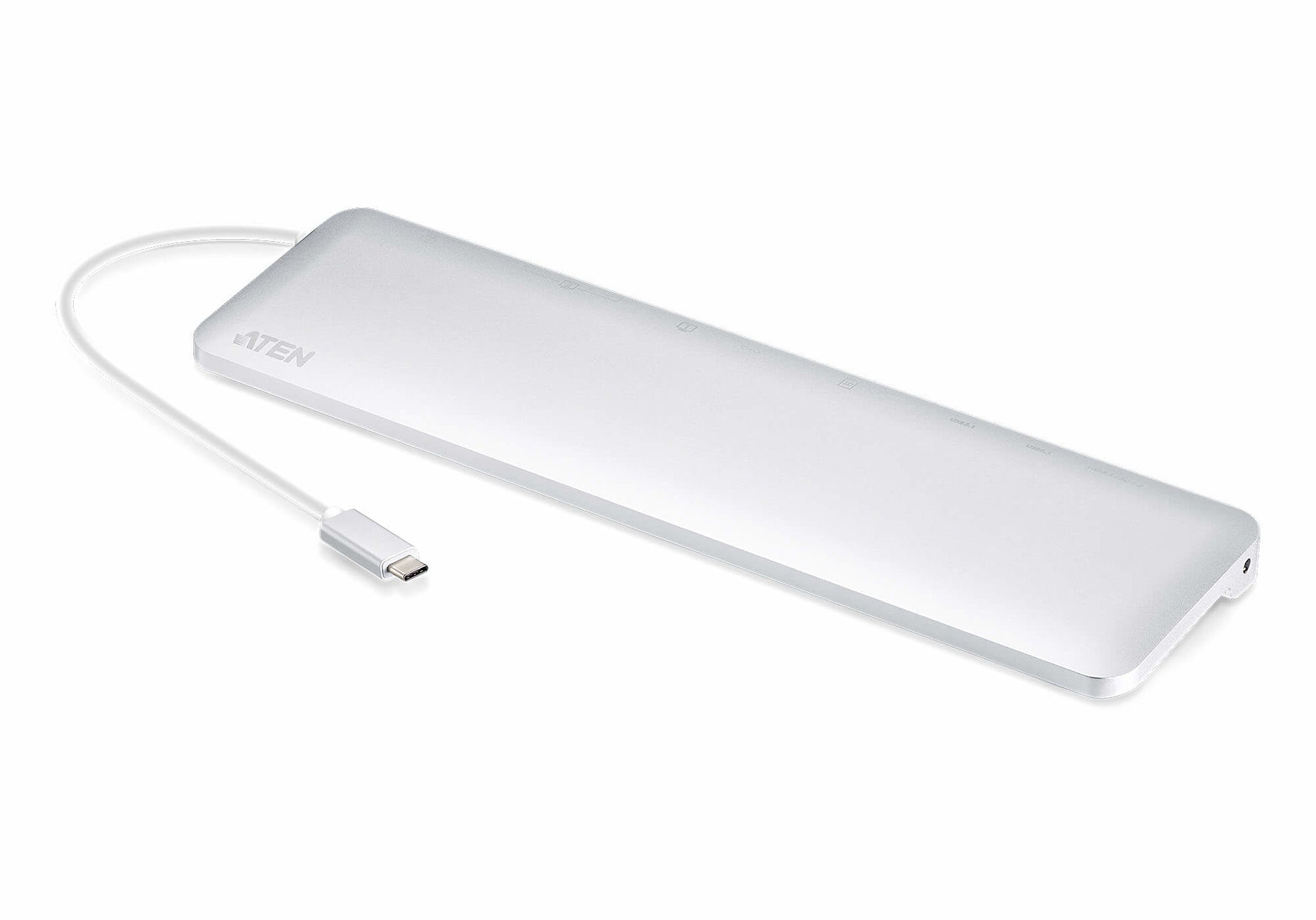 ATEN UH3234 Multiport-Adapter – USB-C, DP, HDMI, VGA, 3× USB-A, 60 W PD, GbE, SD/microSD, 3,5 mm Audio