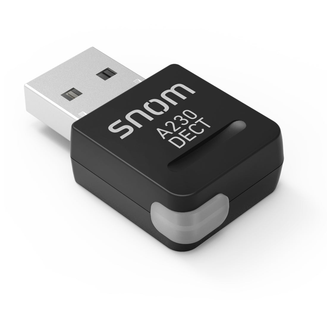 Snom USB-Adapter (DECT-Dongle) – Power-LED, Plug & Play – Schwarz – für Snom D7XX, D3XX und mehr