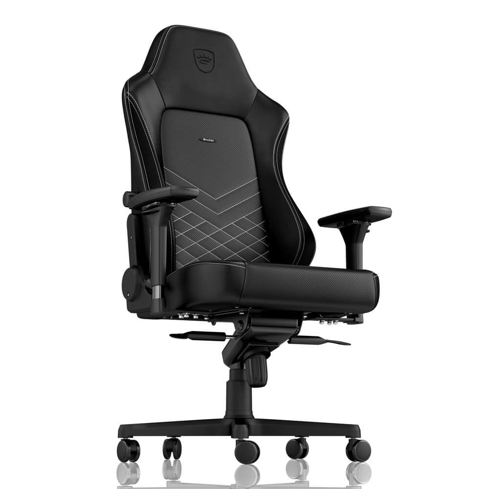Noblechairs Konferenzstuhl Hero – 57×55×137 cm, weiss/schwarz