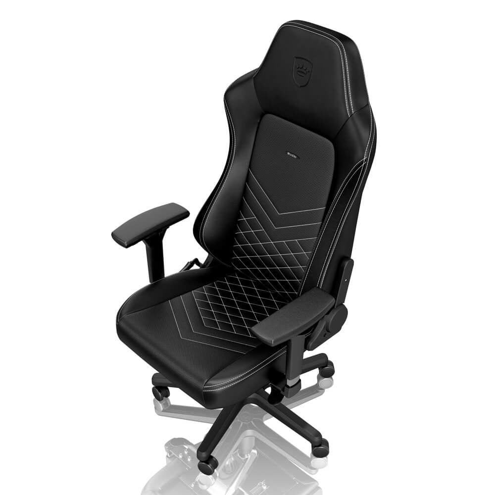 Noblechairs Konferenzstuhl Hero – 57×55×137 cm, weiss/schwarz