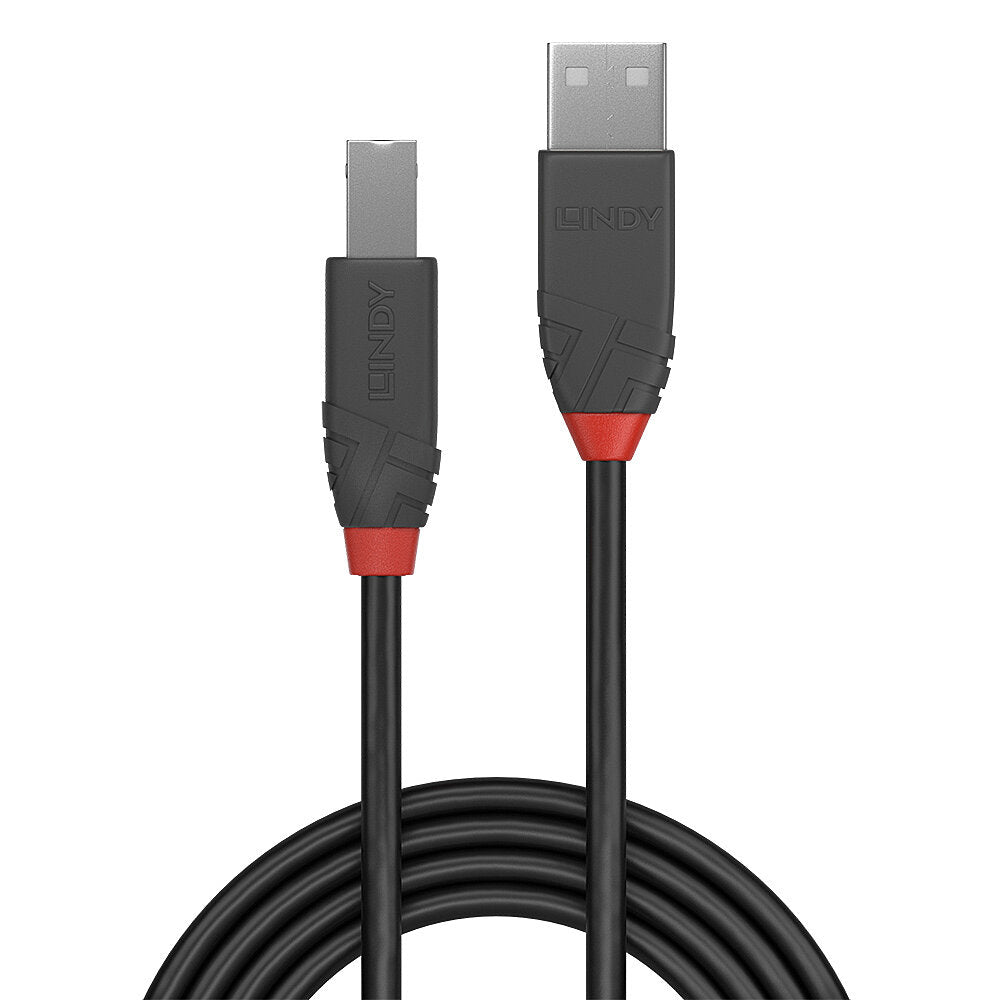 Lindy USB-Kabel, USB-A zu USB-B, 3 m, USB 2.0
