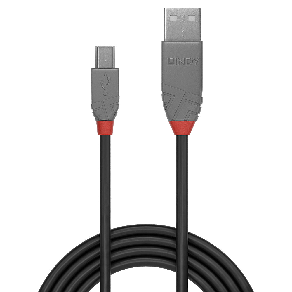 Lindy USB-Kabel, USB-A zu Mini-USB, 3 m, USB 2.0