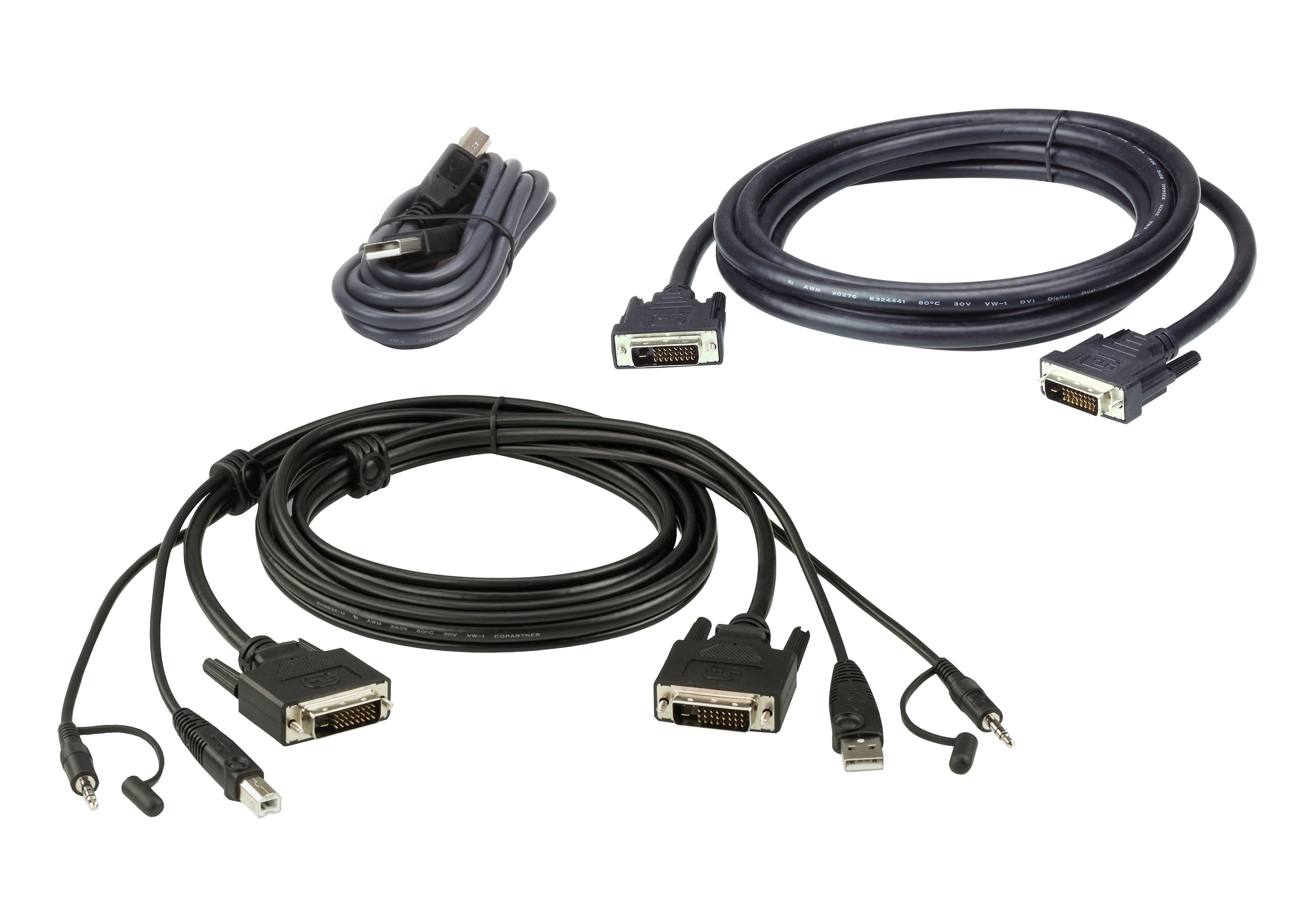 ATEN KVM-Kabelsatz DVI-D Dual-Link 2560×1600 – 1,8 m
