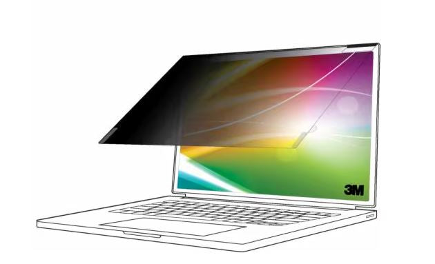 3M Blickschutzfilter für Laptop 15,0", 3:2 – 326 × 228 mm