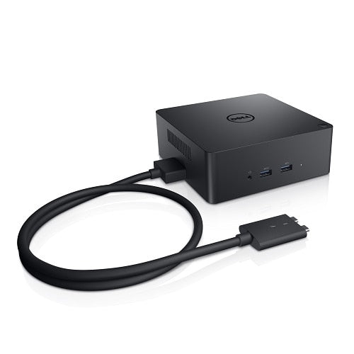 DELL TB18DC Dockingstation – USB-A, 2× DP, 1× HDMI, 210 W PD, GbE, 3,5 mm Audio, TB3 × 1