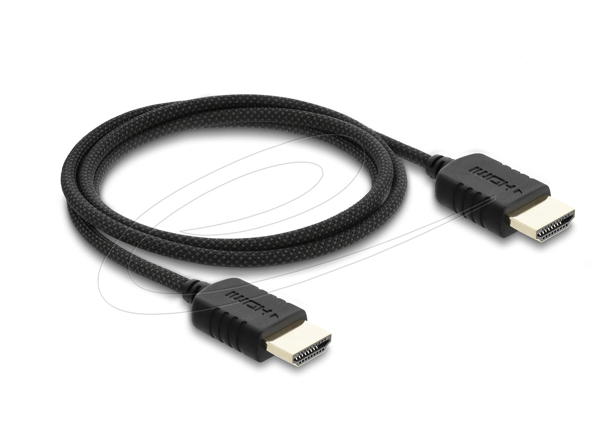 DeLOCK HDMI Kabel HDMI 2.1 8K 60 Hz – 1 m – HDR, ARC