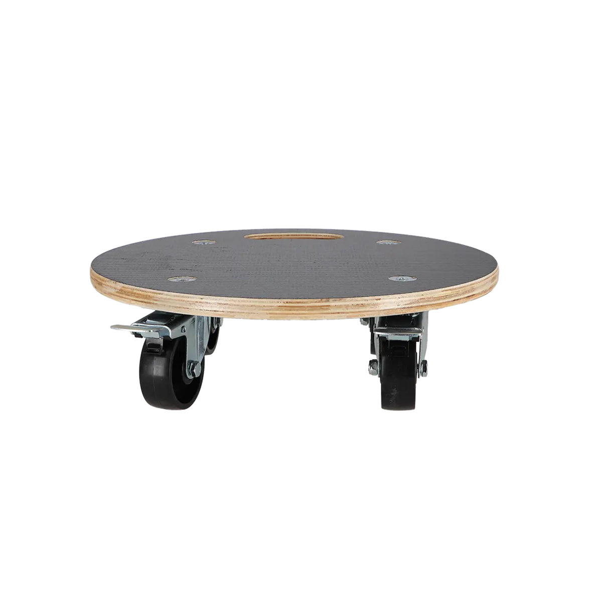 Esschert Design NG152 Pflanzenroller – Sperrholz/Stahl – Braun – Ø 380 × H 112 mm