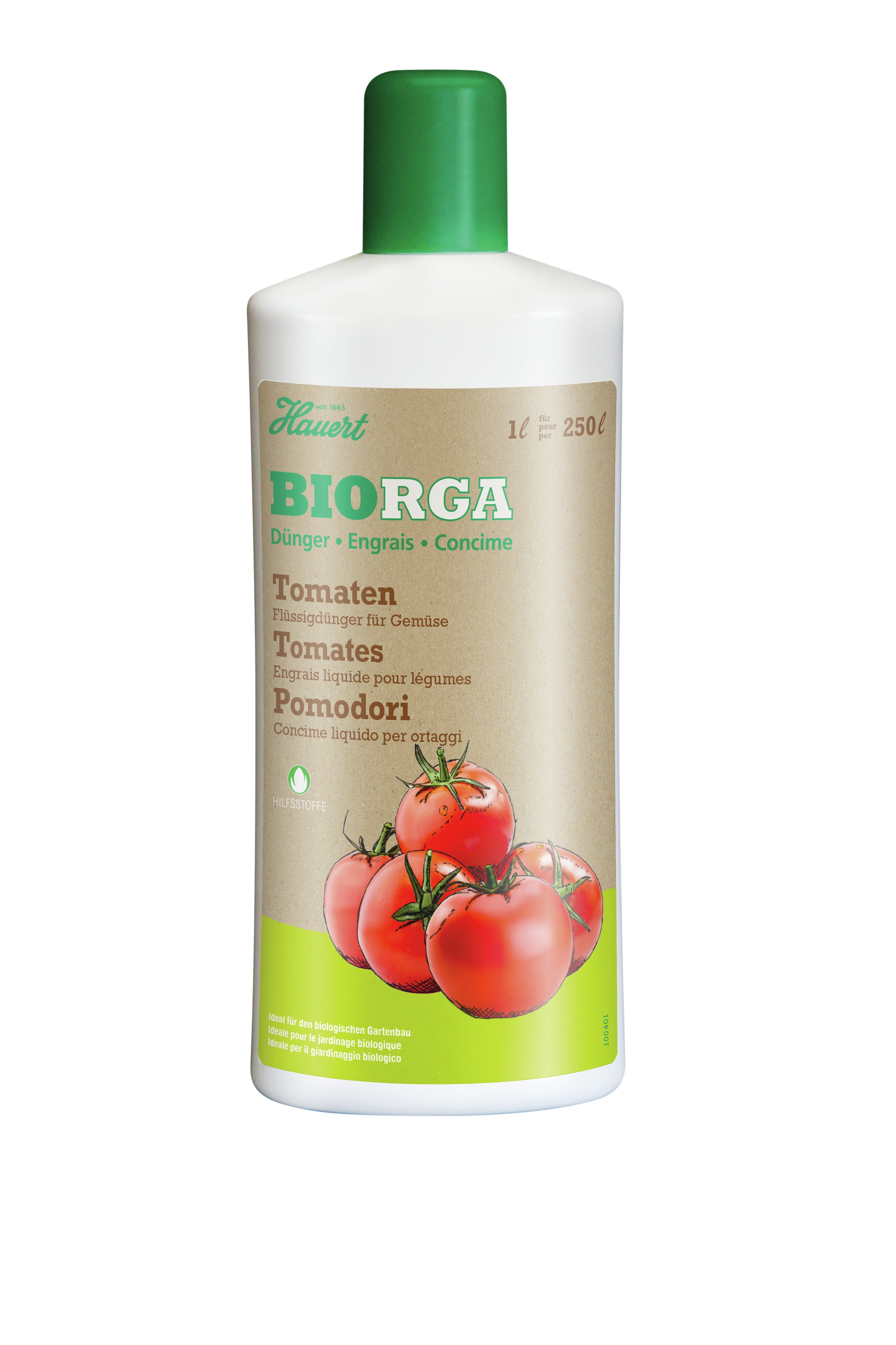 Hauert Mehrnährstoffdünger Konzentrat, 1 l, Bio – für Tomaten, Gemüse, Kräuter – 1 Stück
