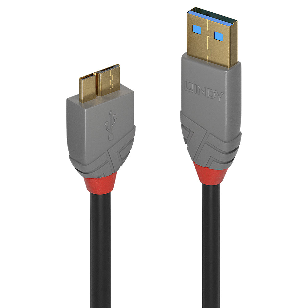 Lindy USB-Kabel, USB-A zu Micro-USB, 0,5 m, USB 3